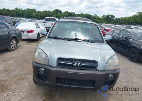 2007 Hyundai Tucson Limited/Se из США, поврежденный, VIN KM8JN72D07U524066